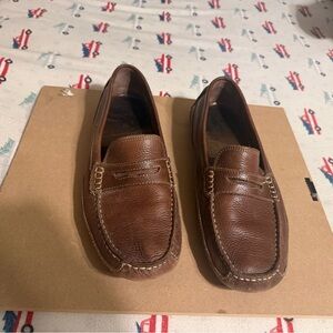 Rockport Men's Tan Leather Slip-On Loafers